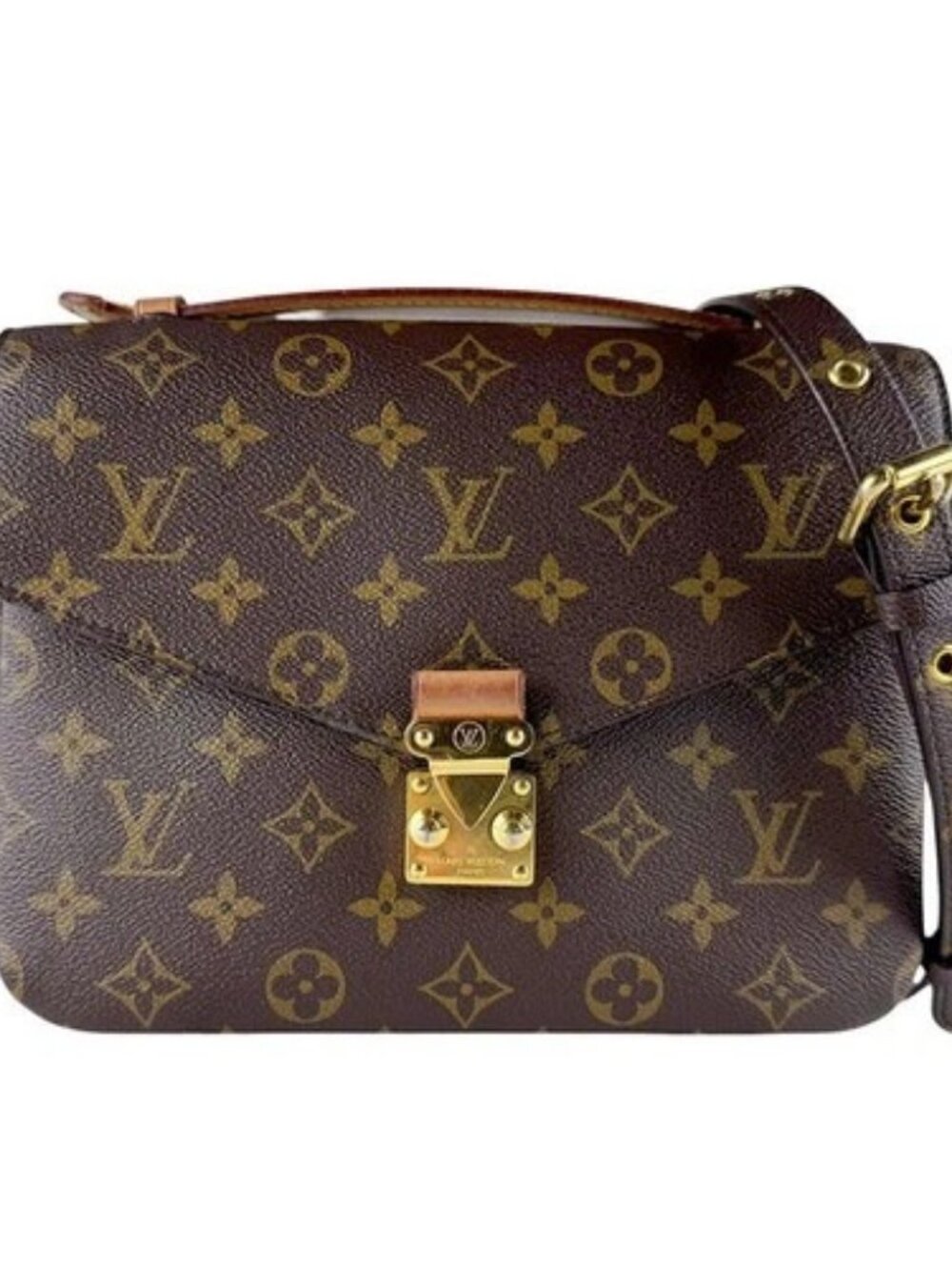 Auth LOUIS VUITTON Monogram Pochette Metis MM Handbag Shoulder Bag M44875 z10559